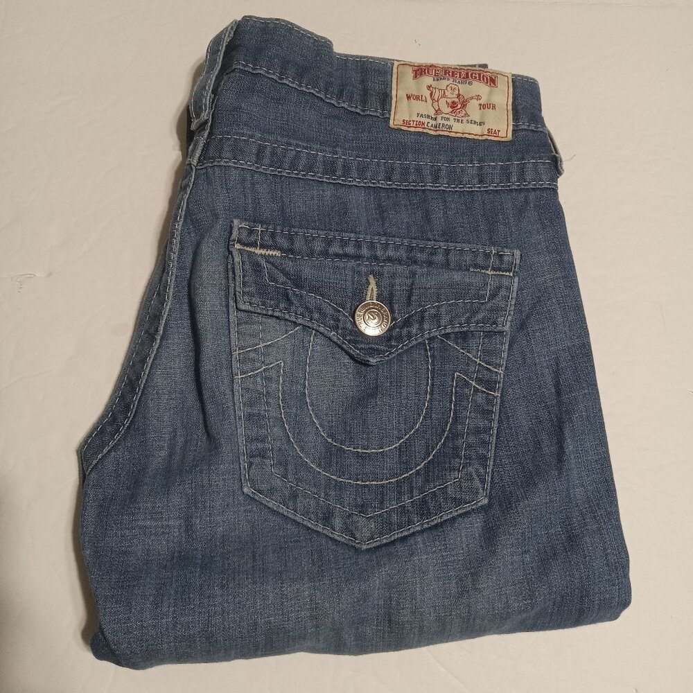 True Religion Women's Cameron Button Fly Jeans